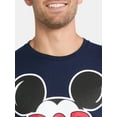 thumbnail image 4 of Disney Men's Mickey Mouse Dad Cotton Graphic Tee with Short Sleeves, Sizes S-XL, 4 of 5