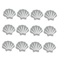 thumbnail image 6 of HONMEET Bathroom Anti- Stickers 22 Pcs White PEVA Shell Shape Non- Safety Decals for Bathtub Shower, 6 of 6