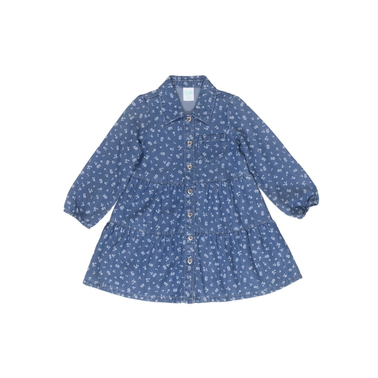 Wonder Nation Toddler Girl Denim Shirt Dress photo 1