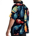 thumbnail image 3 of Bowling Men's Short Sleeve Beach Shirts, Hawaiian Printed Button Down Summer Casual Unisex Men's Shirts, 3 of 6