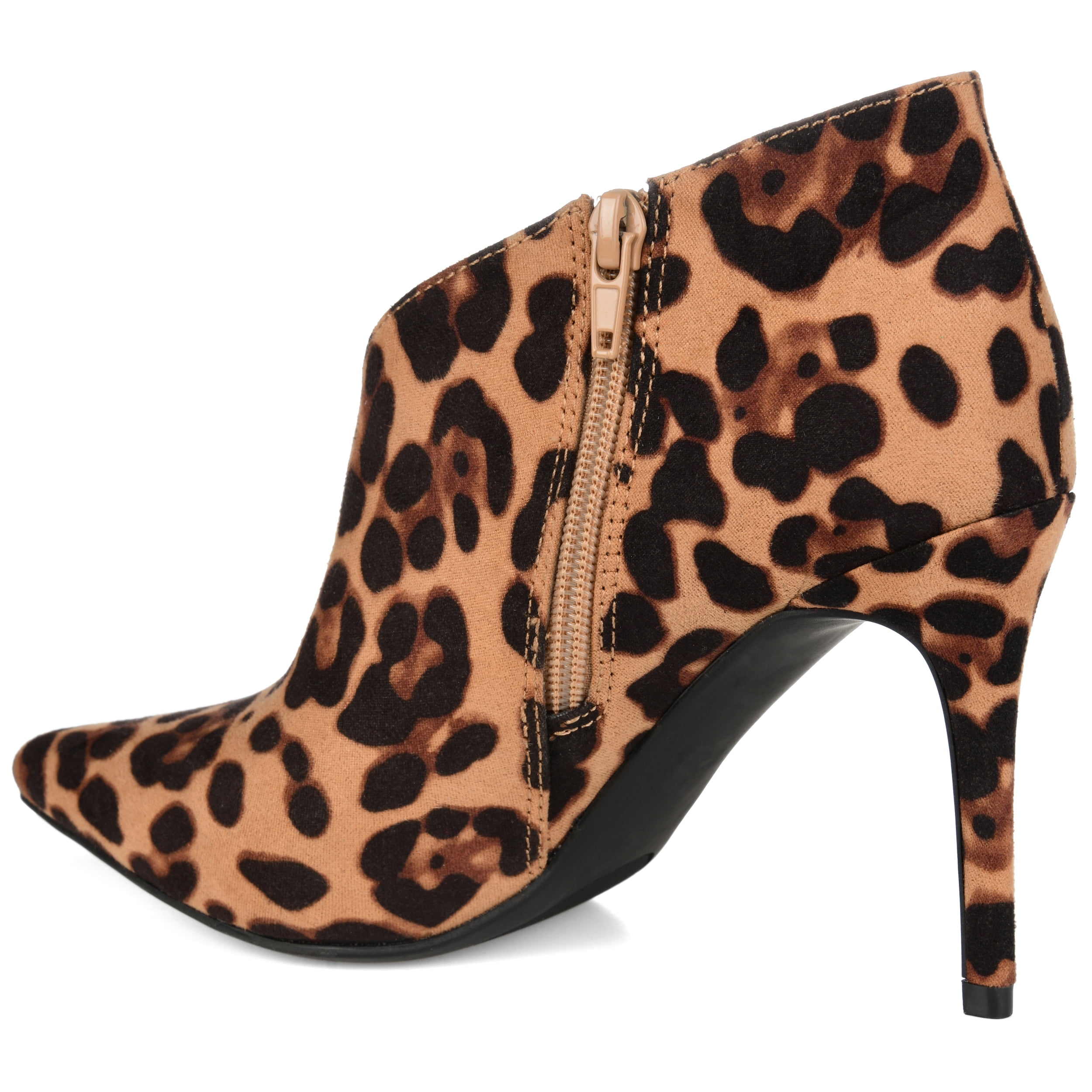 Journee Womens Demmi Inside Zip Stiletto Booties