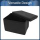 thumbnail image 4 of Bote de basura para automóvil Unique Bargains 1 Pc Bolsa de basura Bote de basura de cuero sintético para el asiento del medio Negro 1 Pcs (L), 4 of 6