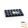 thumbnail image 4 of 5pcs DIY Building Blocks Thin Figures Bricks 4x6 Dots 12Color Educational Creative Compatible With Brand Toys for Children 3032 5pcs white, 4 of 6