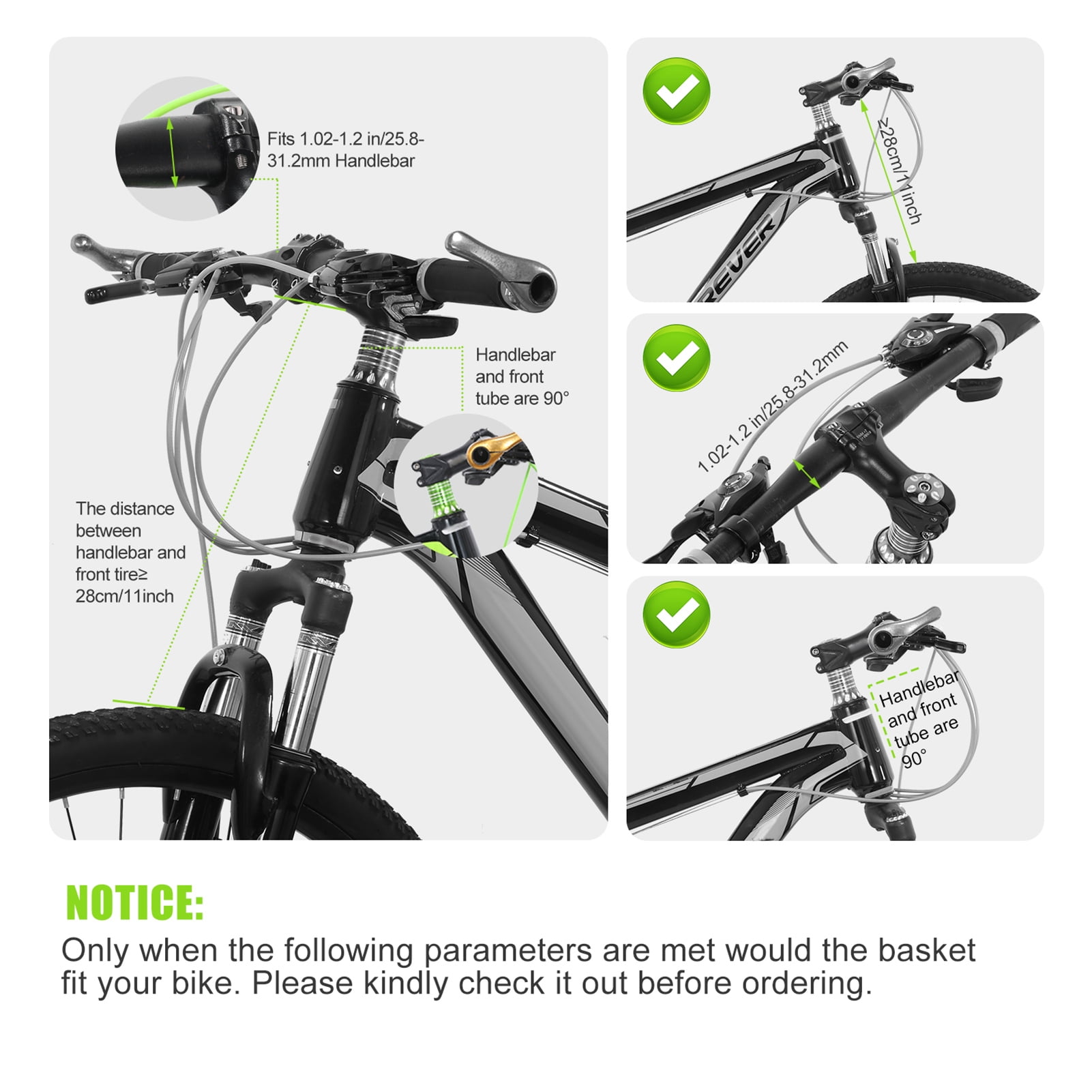Basket Lixada  Bike Basket  Handlebar Front Basket Pet Carrier Bag For Shopping Commuting