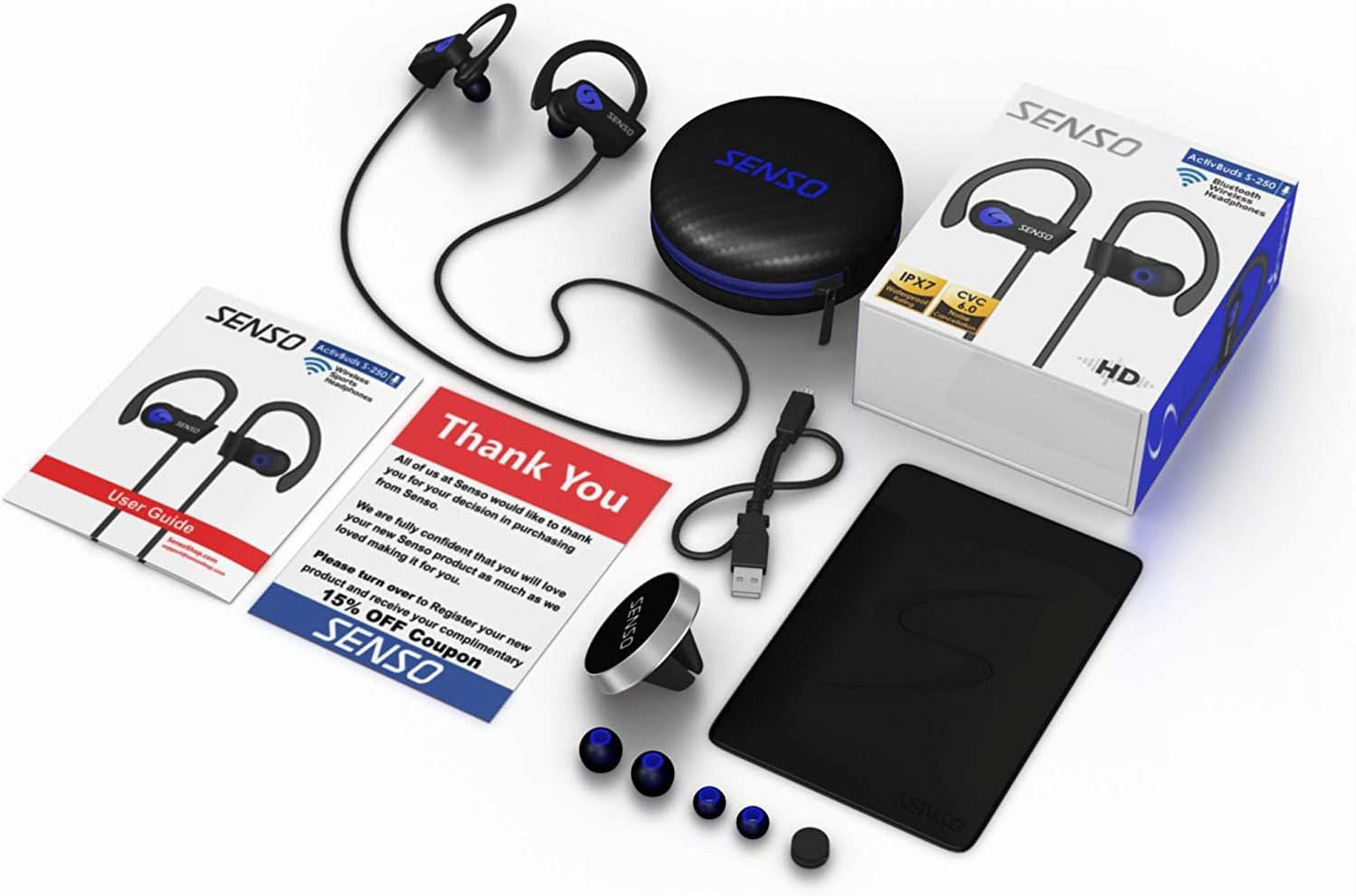 Senso sports online wireless headphones
