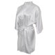 thumbnail image 4 of Bata de Boda Sunnimix Dama de Honor Traje de Satén de Seda Talla XL Blanco, 4 of 8