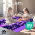 thumbnail image 4 of ODIKA 5'x7' Machine Washable Non-Slip Area Rug, Segmented Cosmic Navigation with Vibrant Lavandula and Skull Motifs High Traffic Rug, Purple, 194582, 4 of 5