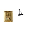 thumbnail image 1 of Luzkey Resin Photo Frame Card Display Holder Poster Glass Front Picture Frame Thinker Abstract Sculpture Decorative Figurine Simple Tabletop Ornament Figure Statue for Desktop Tabletop Wall, 1 of 8