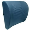 Duro-Med Contour Foam Lumbar Back Support Cushion Pillow with Strap, Navy