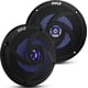 thumbnail image 1 of Bocinas Marinas Dobles de 5.25 Pulgadas Pyle, Sistema de Sonido Estéreo para Exteriores Resistente al Agua con Luces LED, Potencia 180 Watts, 1 Par Negro, 1 of 7
