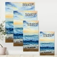 thumbnail image 4 of Designart ' Ocean Waves At Sunrise ' Nautical & Coastal Canvas Wall Art Print, 4 of 4