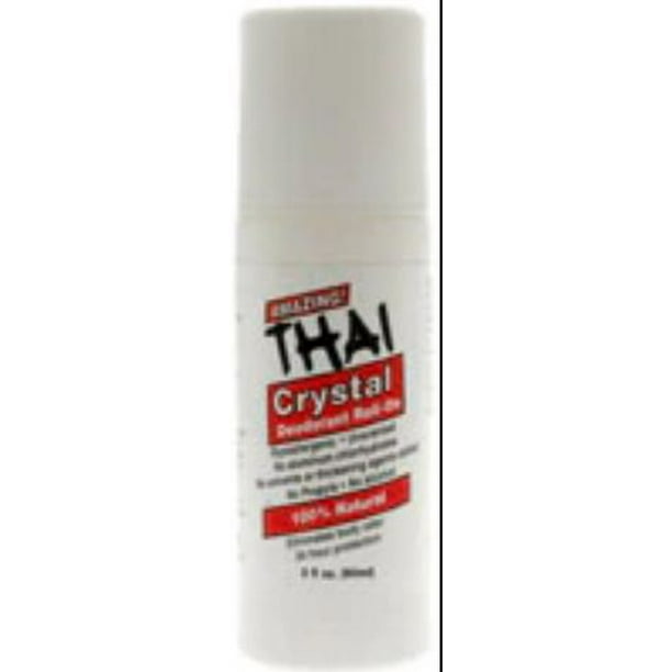 Thai Deodorant Stone Thai Crystal Deodorant Mist RollOn 3 oz