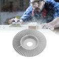 thumbnail image 4 of Shaping Wheel, 125mm Perfect Match Wide Application Incisive Teeth Tungsten Carbide Wood Carving Disc  For DIY Silver, 4 of 8