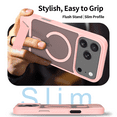 thumbnail image 5 of Magnetic for iPhone 17  pro max 6.9 Inch Case with Built-in Invisible Kickstand, Compatible with Magsafe, Slim Fit Translucent Matte Phone Shockproof Protective Cover for iPhone 17  pro max 6.9  Inch, 5 of 8