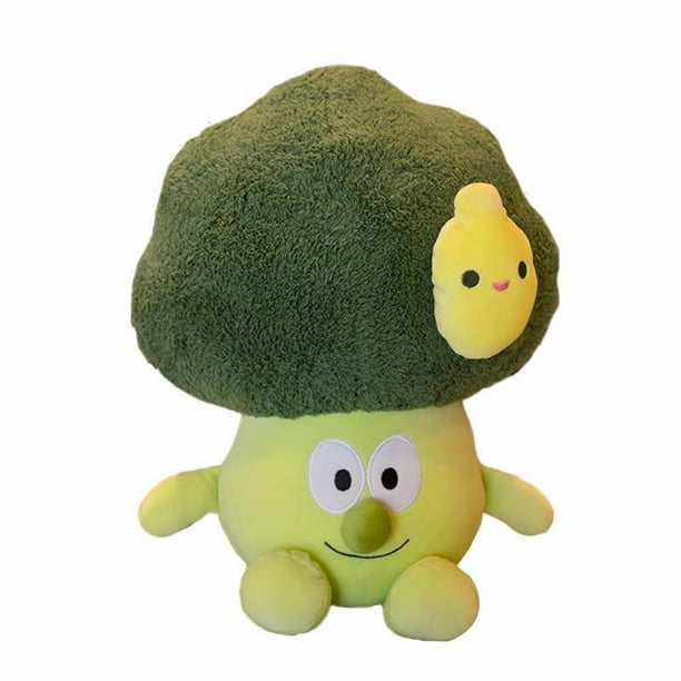 Juguete Creativo De Brócoli De Peluche De 15 Pulgadas, Muñeco De Coliflor De Dibujos Animados Suave, Almohada, Decoraciones Para El Hogar, Regalo Para Niños, Niñas Y Amigos Methold FN006258-00