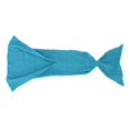thumbnail image 1 of Manta de cola de sirena estaciones de ganchillo cálido suave de dormir hecho mejor de Navidad de cumpleaños para niños Azul Macarena Mermaid Tail Blanket de punto, 1 of 8