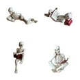 thumbnail image 2 of Skeleton Character Reading A Book Modelling Resin Ornaments Halloween Personalised Crafts, 2 of 8