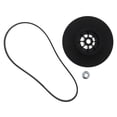 thumbnail image 2 of Exact Replacement Part WH03X32217KIT Washer Motor Pulley, Nut & Belt, 2 of 2