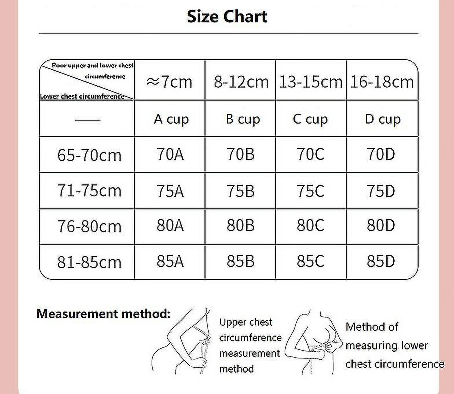 75B Sujetador con espalda baja para mujer sujetador sin espalda con escote profundo en forma de U y tirantes transparentes convertibles Walmart en linea