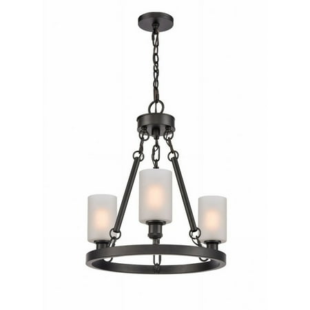

Innovations Lighting - Saloon - 3 Light Chandelier In Industrial Style-22.25