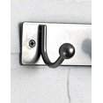 thumbnail image 4 of Era Bar with 4 Hooks Metal Wall Mount Chrome; Organizer for Hat Clothes Bathrobe, 4 of 4