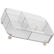 thumbnail image 4 of Transparent PET Makeup Organizer Tray with 5 Compartments for Storage Use on Dresser Desktop Bathroom, 4 of 4