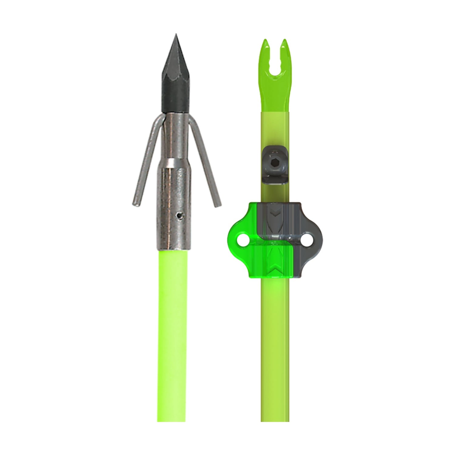 Muzzy Bowfishing Classic Fish Arrow with Gar-point nock installed 1020-G #64011 