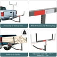 thumbnail image 5 of Heavy Duty Steel Pick Up Truck Bed Extender With Ratchet Straps | The Hitch Mount Truck Bed Extension Can Be Used For Lumber Or A Ladder Gray, 5 of 8