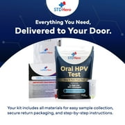 Better Life Science Oral HPV Test Kit for Women and Men At Home Oral Rinse Collection for Health Screening Simple and Private