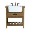 thumbnail image 3 of Elegant Decor Clement 30" Wood Single Bathroom Vanity in Green, 3 of 8