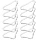 thumbnail image 5 of Piezas de trampolín triangular, hebillas triangulares portátiles, anillos de trampolín profesionales, 10 Uds., 5 of 8