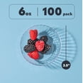thumbnail image 5 of PLASTICPRO Crystal Clear Plastic Bowls 6 oz Disposable Bowls Plastic Silverware, 100 Pack, 5 of 7