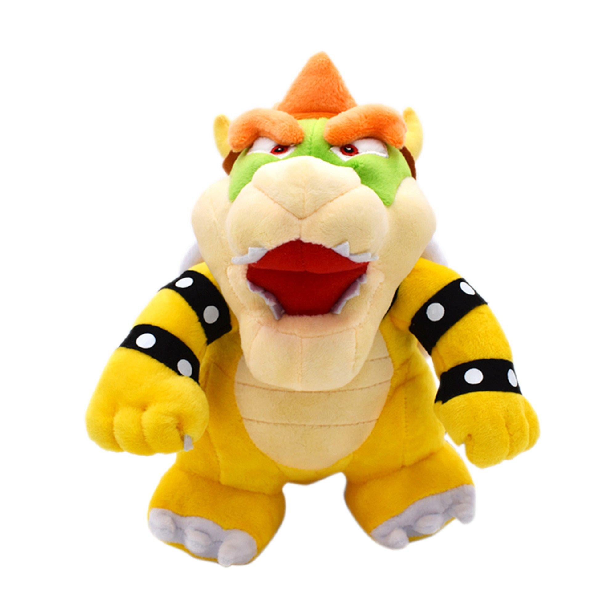 Super Mario Bros Bowser King Koopa Plush Soft Doll Figure Stuffed Toy 10" Gift for sale online 