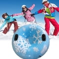 thumbnail image 2 of Inflatable Ski Ring Winter Christmas Snow Toy Adult Inflatable Snowboard Cold- Sled Thickened Drag Ring, 2 of 4