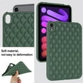 thumbnail image 7 of Back Case for iPad 9th Gen 2021/8th Gen 2020/7th Gen 2019, Stylish Diamond Texture Soft TPU Anti-Slip Lightweight Ultra Slim Drop Protective Shockproof Cover for iPad 10.2 Inch, Green, 7 of 7