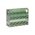 thumbnail image 1 of SIYTUAU Refrigerator Side Door Egg Storage Box Green Holds 30 Eggs Plastic Stackable Organizer With Auto Rebound 10X8X4 Inch, 1 of 6