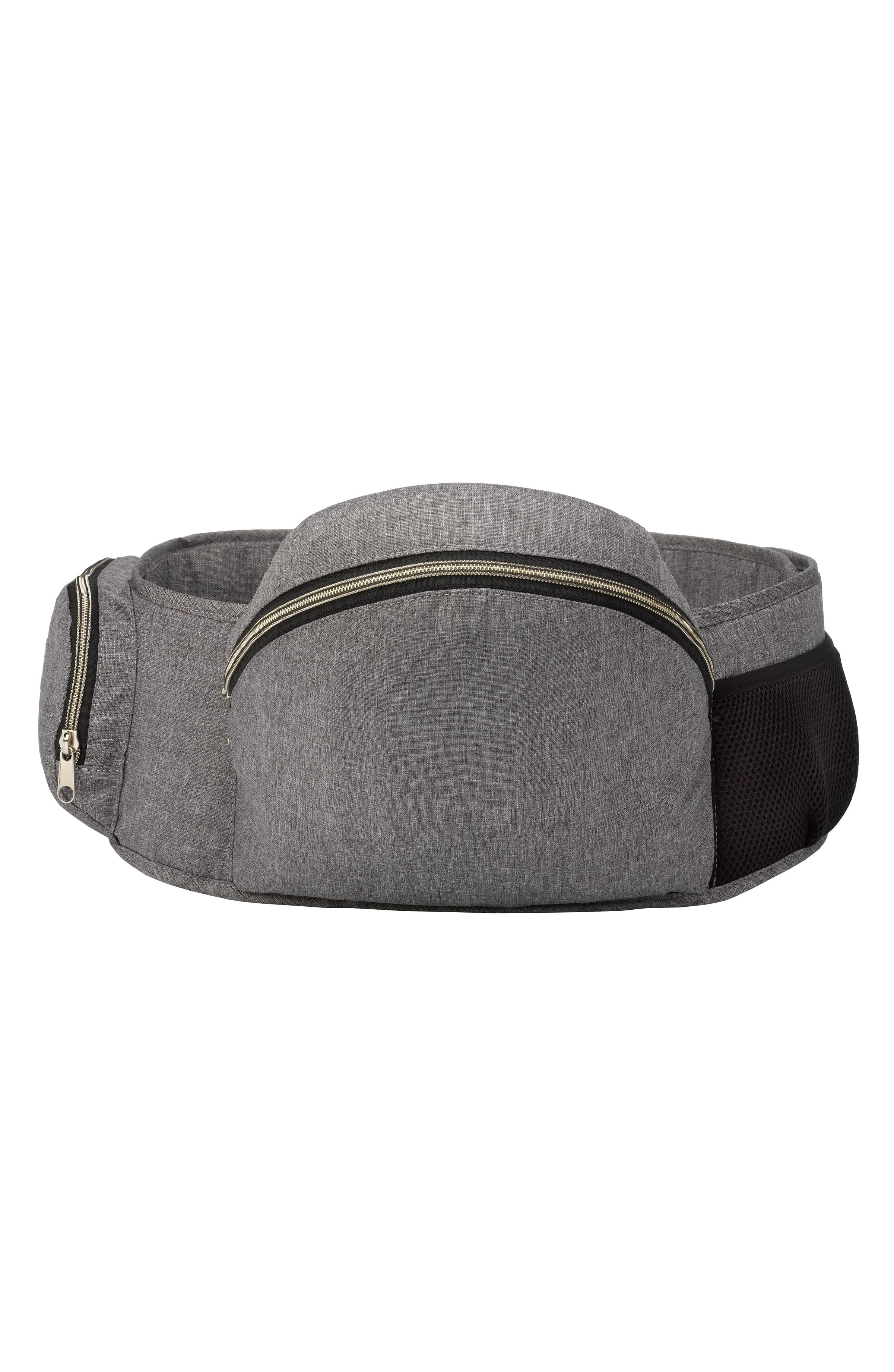 MOBY Wrap Hip Seat in Heather Grey