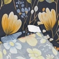 thumbnail image 3 of Yayeee Tapestry Wall Hanging for Bedroom 60" x 40" Living Room Home Wall Art Decor, Navy Floral Pattern, 3 of 7