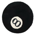thumbnail image 2 of Alfombra flocada para sala de estar alfombrilla negra para sofá con borde de bloqueo reforzado para sala de estar ANGGREK Otros, 2 of 8