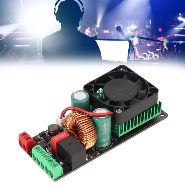 Tablero de Amplificador de Potencia Digital, PCB Clase d Canal Único 20Hz-20KHz 500W Digital Stereo Amp Módulo de amplificador Profesional Para Altavoz de Subwoofer