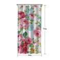 thumbnail image 5 of Pioneer Flower Floral Print Pattern Shower Curtain 36"x72" ,Bathroom Decorative Shower Curtains Set with 12 Hooks,Modern Waterproof Washable Shower Curtain, 5 of 6