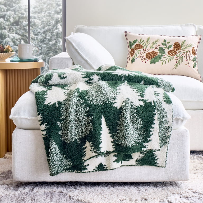 Better Homes & Gardens Cozy Knit Nordic Forest Throw photo 1