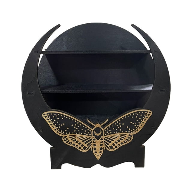 Billuyoard Estante de negro de moda para exhibición y almacenamiento elegante, estante de almacenamiento, habitaciones de moda, elementos Type2 NO2