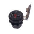thumbnail image 4 of Cargador De Coche Usb Pantalla Digital Multipropósito Cargador De Coche Adaptador De Cargador De Coche Fácil De Instalar Con Voltímetro Para Carga De Tableta De Teléfono Advancent VI005088-00, 4 of 7