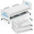 thumbnail image 3 of Easy Bedding 2 Pack Fitted Hospital Bed Sheets only , 400 TC, Fitted Sheet Twin-Xl 39" x 80" x 12" -Pink Solid, 3 of 4