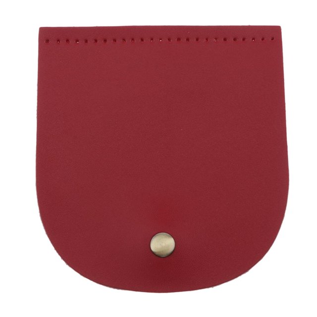 Bolso de cuero para manualidades, cubierta frontal, bolso, accesorios para manualidades rojo Hugo Reemplazo de solapa de bolso