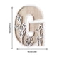 thumbnail image 3 of Xihbxyly Colgante de Flor de Madera, Diseño de Letras Talladas a Mano, Textura de Madera Natural, Decoración para Bodas y Hogar, Ideal para Eventos Festivos, Material Duradero y Resistente, Juego de, 3 of 5
