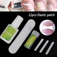 thumbnail image 5 of Happydeer 12Pcs Ingrown Toenail Correction Pedicure Tool Elastic Patch Straightening Clip, 5 of 13