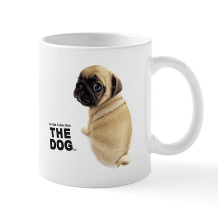 CafePress - Pug Mugs - 11 oz Ceramic Mug - Novelty Coffee Tea Cup