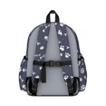 thumbnail image 3 of Dog Paw Print and Fishbone Blue Pattern Cute School Backpack with Padded Back and Adjustable Shoulder Straps 13.4"x11"x4.7", 3 of 5